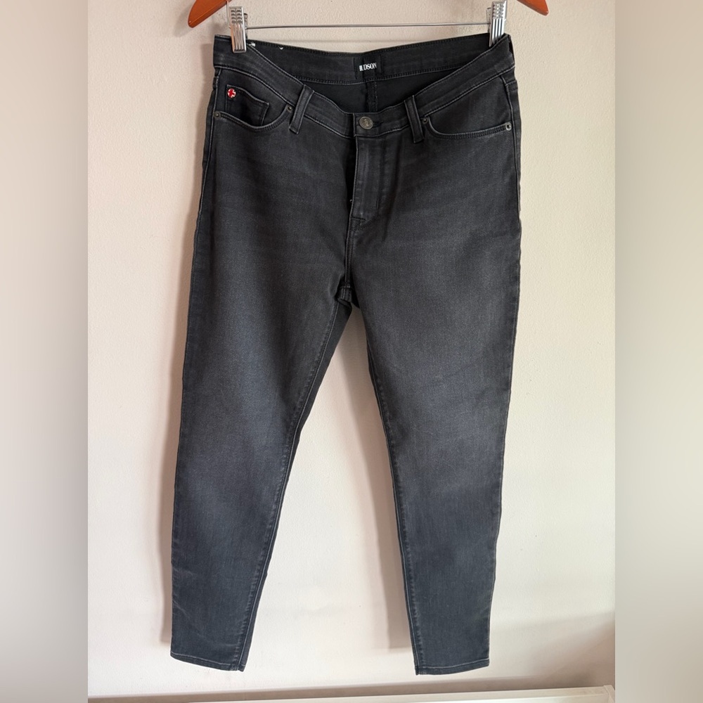 Hudson Krista Ankle Super Skinny Women's Denim Jeans Gray Size 30 Distressed nwt
